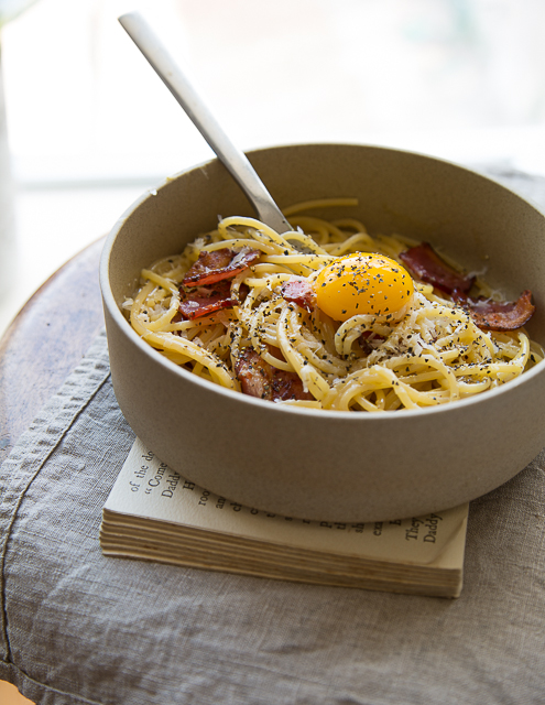 Spaghetti Carbonara a la Sweet Paul