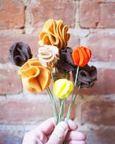 Felt Pom-Pom Flowers
