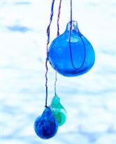 Frozen Colored Ice Ornaments by Dietlind Wolf