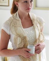 Doilie Table Runner and Scarf
