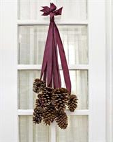 Pine Cone Door Decor