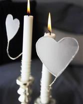 Candle Heart Decor